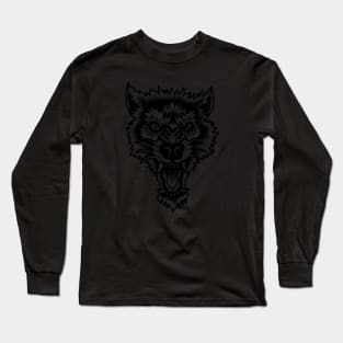 wolf head Long Sleeve T-Shirt